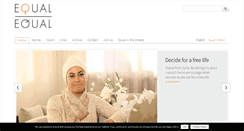 Desktop Screenshot of equalforequal.org