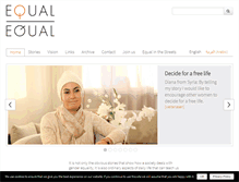 Tablet Screenshot of equalforequal.org
